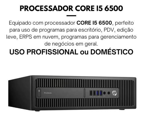 Pc Computador Barato Pdv Mercado Bar Oficina Automação Loja (Recondicionado)
