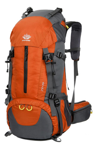Wonenice 50l(45+5) Mochila Impermeable Para Senderismo - Moc