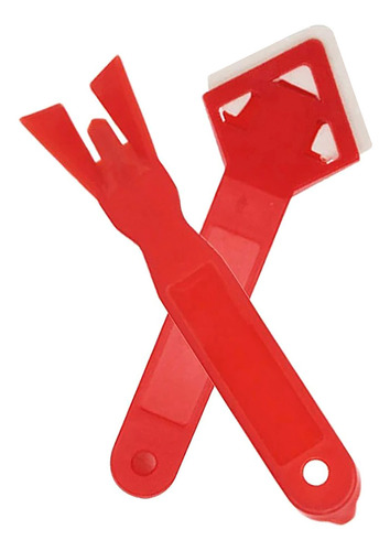 Kit 2 Ferramentas Raspador Calafetar Excesso Rejunte Piso