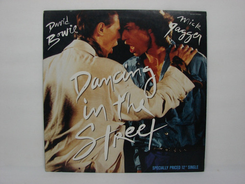 Vinilo Single 12  David Bowie And Mick Jagger Dancing In The