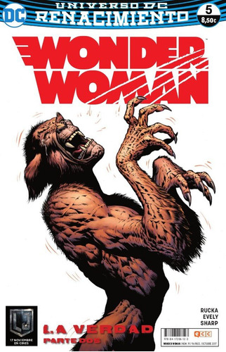 Libro Wonder Woman Nãºm. 19/5 (renacimiento) - Rucka, Greg