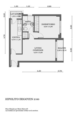 Imagen 24 de 24 de Venta Departamento 2 Ambientes - Balvanera