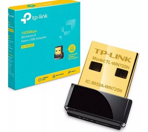 Adaptador Usb Nano Inalámbrico N De 150mbps Tl-wn725n