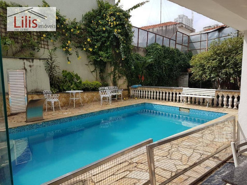 Casa Com Piscina, 550m². Na Móoca - Permuta Por Apt. Menor - Ca0069
