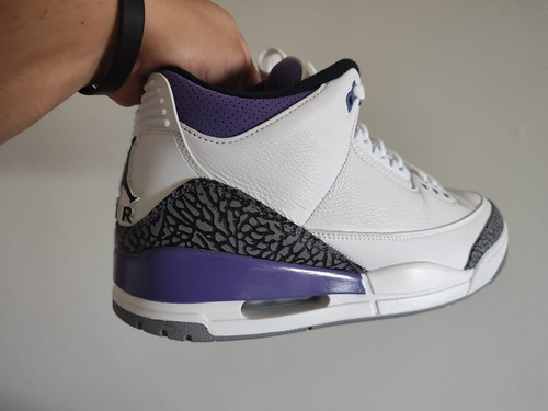 Tênis Air Jordan 3 Dark Iris (Usado)