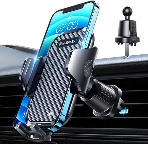 Vanmass Car Phone Holder 2024 Upgraded [patent Steel-hook]