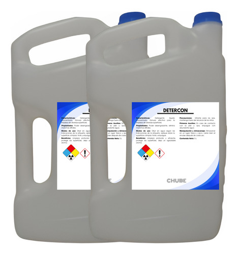 Detercon Detergente Desengrasante Ropa Multiusos 10 Litros