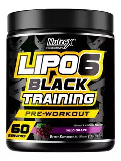 Lipo 6 Black Training Pre Workout 60 Serv - Tienda Física