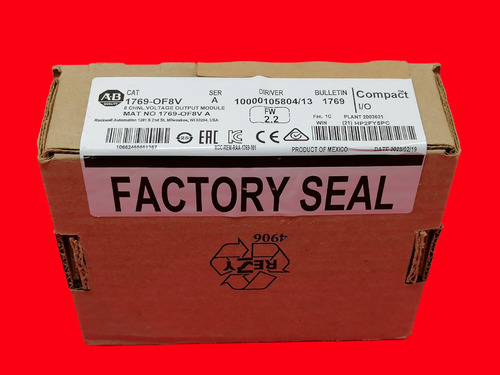 1769-of8v Allen-bradley Compactlogix Analog Output Module 8