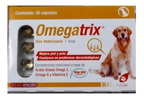Omegatrix Ácidos Grasos Omega 3 Y 6 Para Perro