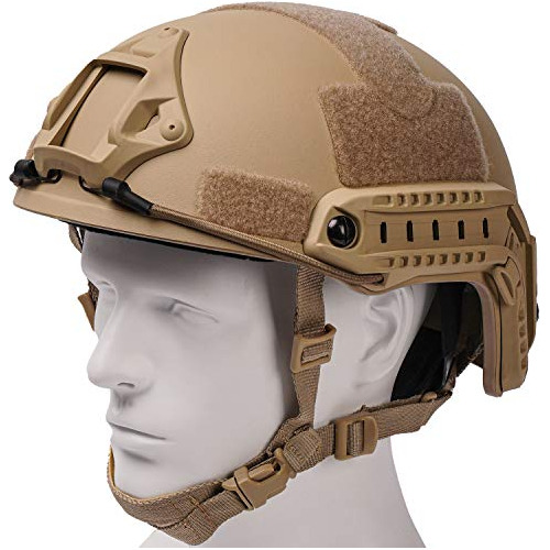 Airsoft Mh Casco De Base Rápida Ajustable Casco De Salto Abs