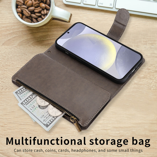 Funda De Piel Con Tapa Tipo Cartera Para Samsung Galaxy A56 A36 A26 A16 A06