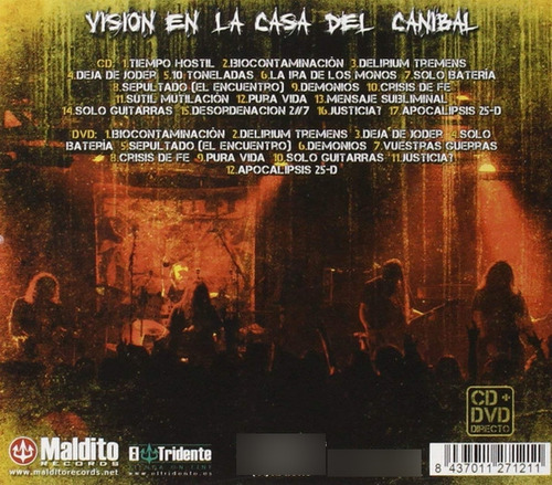 Cd Visión En La Casa Del Canibal (ktulu)