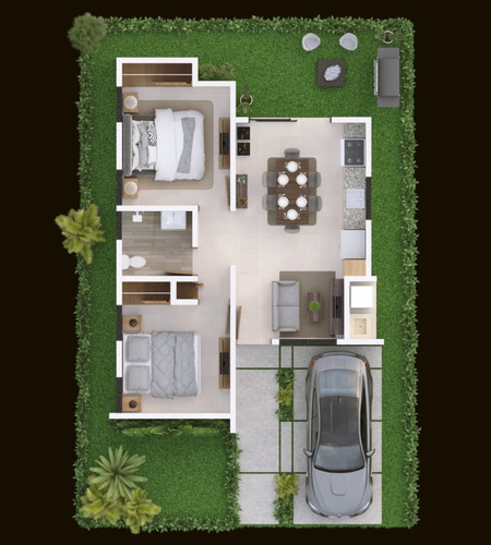 Imagen 11 de 15 de Villa En Venta En Punta Cana Desde Us$95,000 En Residencial Cerrado Con Piscina Tipo Playa Desde 68 Metros Cuadrados En Adelante Excelente Para Inversión Y Vacacionar