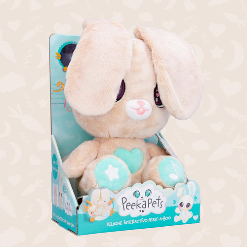 Conejo Interactivo Peek-a-boo, Peluche Suave, Para 1-3 Años