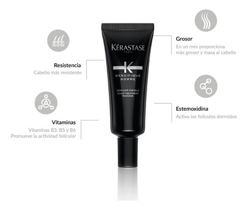 Kérastase Densifique Homme Engrosador Ampolla 6ml Por Unidad