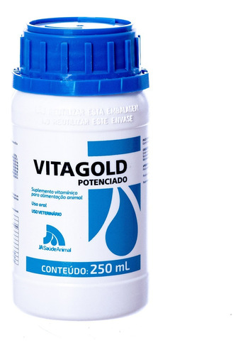 Vitagold Potenciado Suplemento Vitamínico Animal 250ml