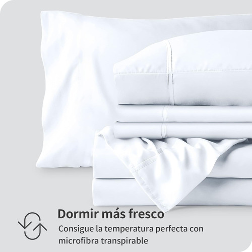 Ultra Suave Sabanas Matrimoniales Para Hotel Color Blanco