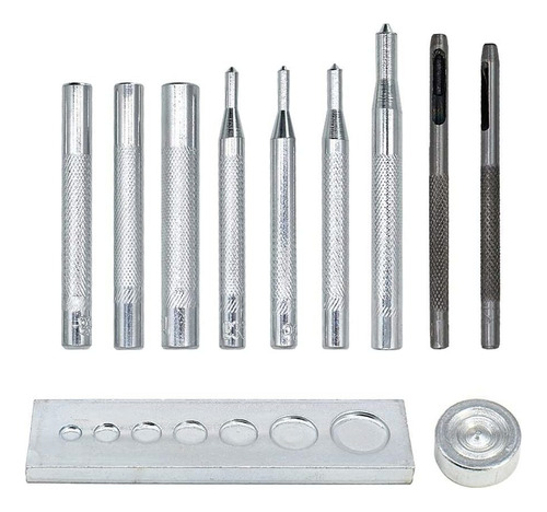 Kit De Perforaciones De Cuero Colocador De Remaches De Cuero