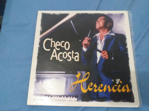 Checo Acosta Herencia Lp Raro 1997 Fm R Excelente Estado 