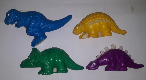 Figuras Mc.donalds De Coleccion Dinosaurios Fosforecentes