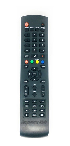 Imagen 2 de 3 de Control Remoto Kanji Smart Hogarnet Led Tv Lcd Netflix Youtu