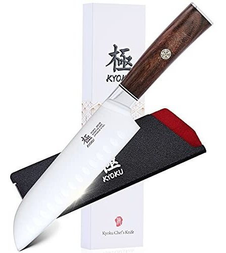 Cuchillo Santoku 17.7cm Serie Daimyo Acero Japones 440c