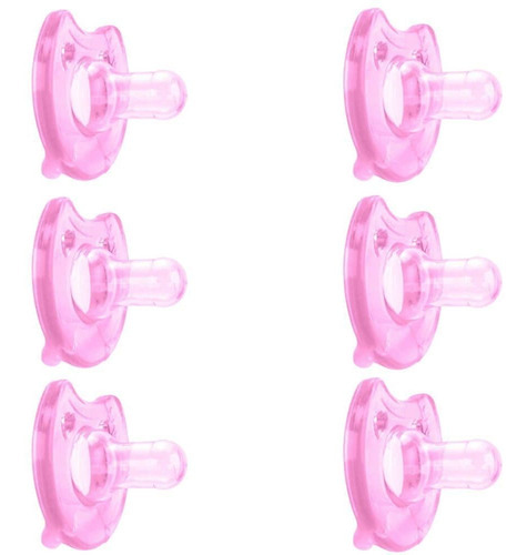 Imagem 1 de 1 de Kuka 2903 Chupeta 100% Silicone Confort Rosa Nº1 (kit C/06)