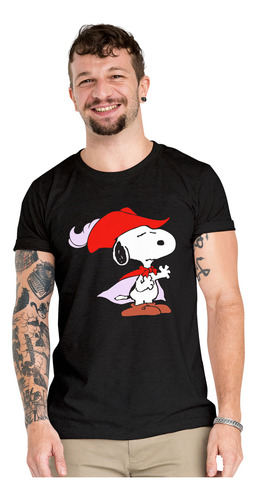 Polera Snoopy Shakespeare Poeta Algodon Organico Wiwi