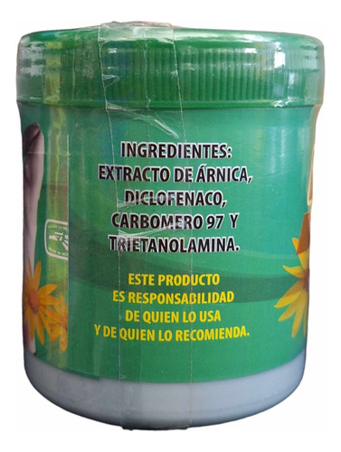 Pomada Elimina Dolor Muscular, Diclofenaco Y Naproxeno