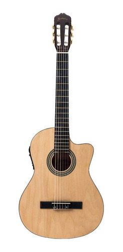 Imagen 1 de 2 de Guitarra Electroacústica Memphis 951 para diestros natural