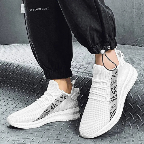 Zapatillas De Running Para Hombre De Color Blanco