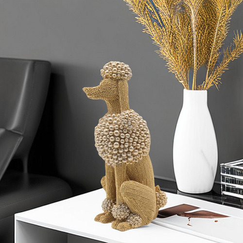 Estatua De Perro Caniche, Decoración Del Hogar, Escultura