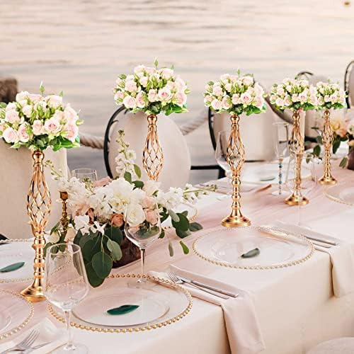 Thenshop 6 Piezas De Centros De Mesa Para Mesas De Boda, Jar
