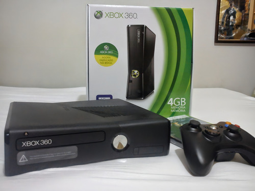 Xbox 360 slim Travado Semi-novo + 1 Controle Sem Fio - Excelente (Recondicionado)