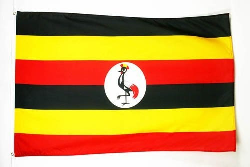 Az Flag Bandera De Uganda 3' X 5' - Banderas De Uganda 90 X 