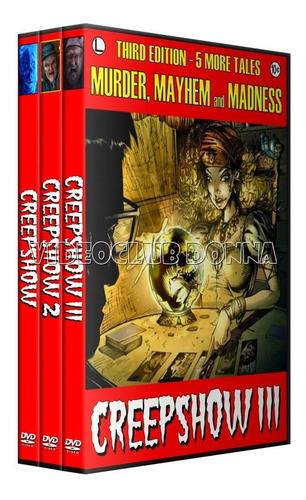 Creepshow Saga Colección Completa Pack 3 Dvd Terror