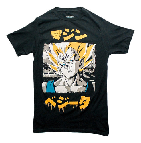 Playera Dragon Ball Majin Vegeta Camiseta Oversized Gym