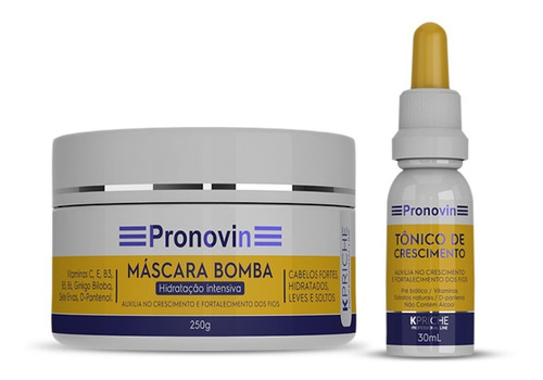 Kit Pronovin Kpriche Hidrata E Cresce Cabelo Funciona Mesmo