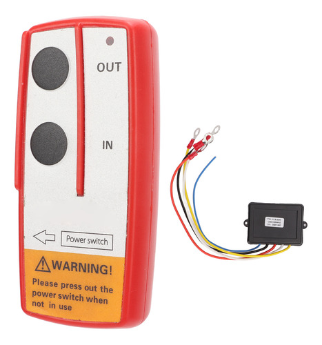 Kit De Control Remoto Inalámbrico Rojo Rojo Universal Eléctr