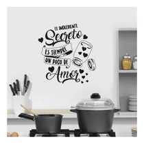 Comprar Vinilo Decorativo Pared Frases Hogar Cocina El Ingrediente