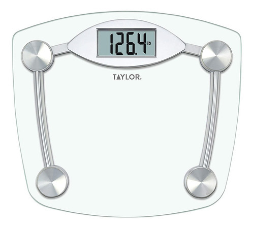 Taylor Bascula Digital De Peso Corporal 180kg De Capacidad. Color Transparente