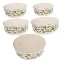 Comprar Juego De 5 Cuencos Para Mezclar Con Tapas Herméticas,