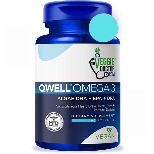 Omega 3 Vegano + Algas Dha + Epa - Unidad a $5215