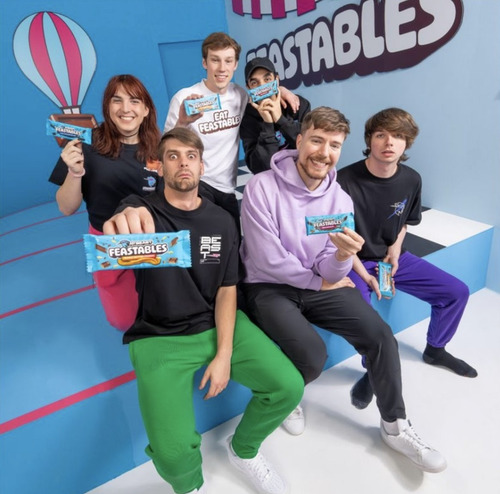Mrbeast Feastables (pack De 2 Chocolates) Chocolate En Barra