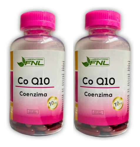 Coenzima Q10 - 240 Cápsulas 10 Mg - Formato Xl - Pack X 2