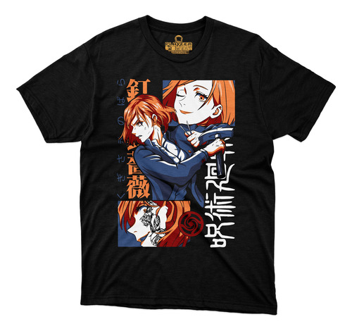 Playera Jujutsu Kaisen Nobara Anime Itadori Hechicera