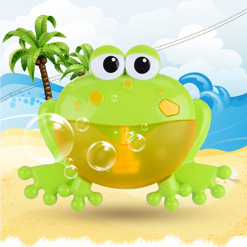 Máquina Automática Frog Bubble Maker Para Baño Para Bebés Y
