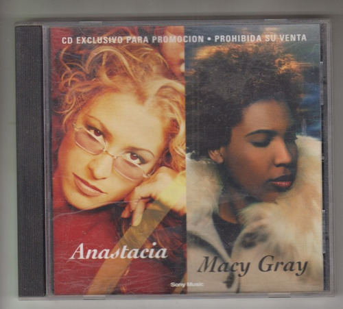 Cd Promo Anastacia & Macy Gray 6 Tracks Argentina Raro 2000