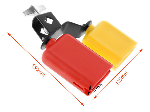Cattlebell Drum Musical Instrument Noisemaker Cow Estilo E